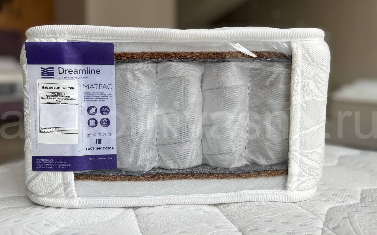 отзыв о Матрас DreamLine Balance HollHard TFK фото 6